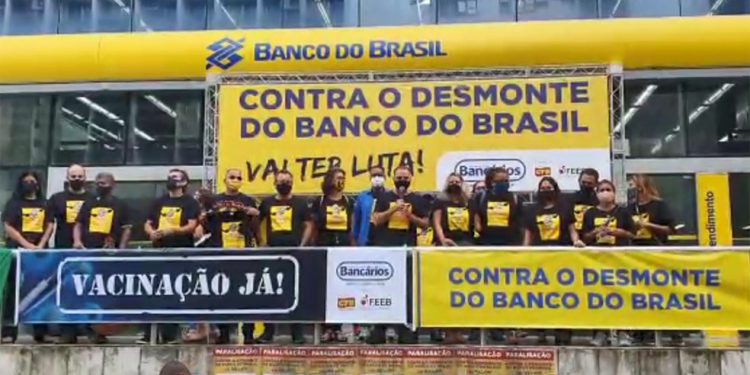 Funcionários do Banco do Brasil fazem paralisação Nacional nesta sexta-feira