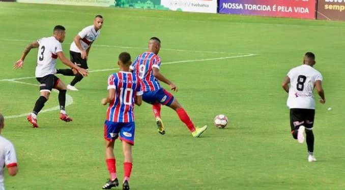 Bahia vence o Atlético de Alagoinhas por 2 a 1 pelo Baianão