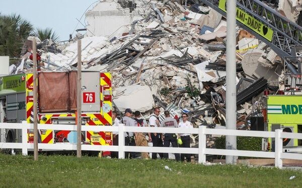 Sobe o número de mortos em desabamento em prédio em Miami