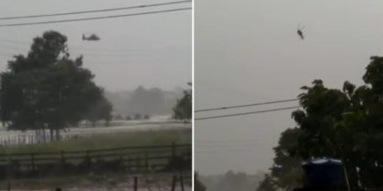 Helicóptero do Exército cai em fazenda no interior de Manaus