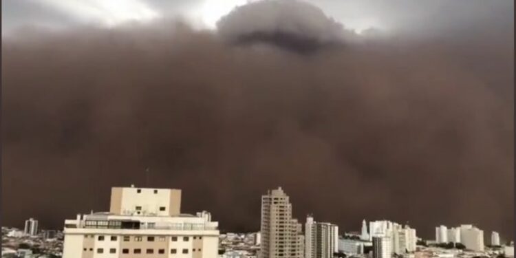 Tempestade de areia que atingiu cidades de Minas e São Paulo pode ocorrer novamente