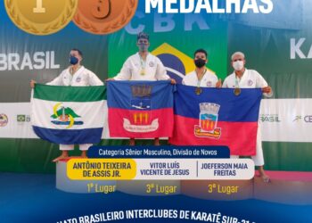 Atletas de São Francisco do Conde ganham ouro e bronze no campeonato brasileiro de interclubes de karatê