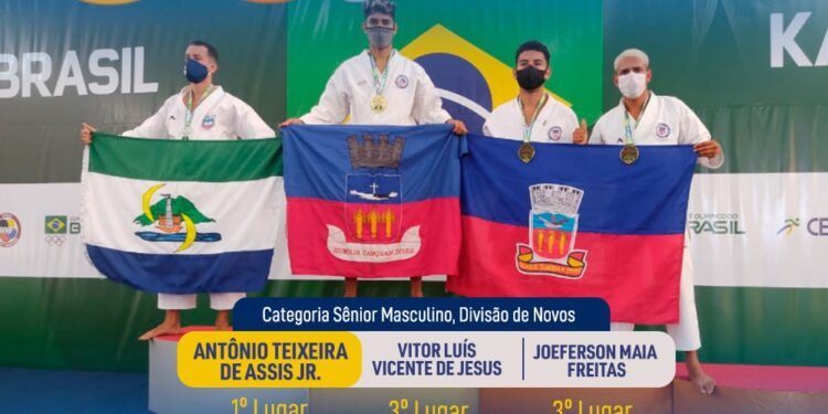 Atletas de São Francisco do Conde ganham ouro e bronze no campeonato brasileiro de interclubes de karatê