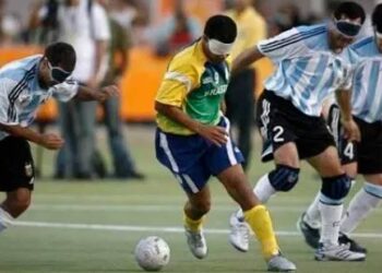 Brasil bate a Argentina e é penta no futebol de 5 nas paralimpíadas