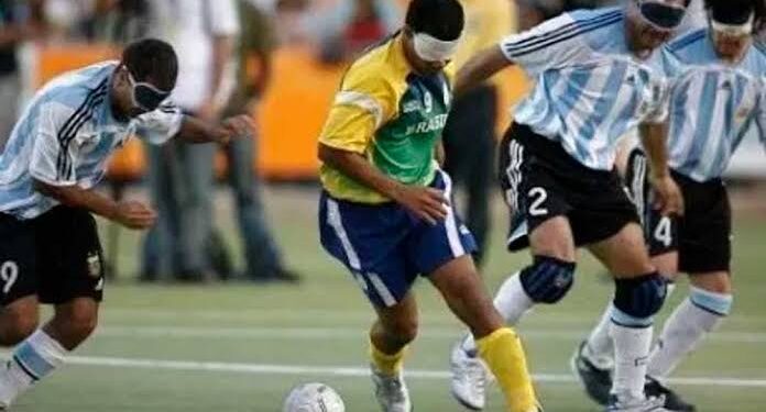 Brasil bate a Argentina e é penta no futebol de 5 nas paralimpíadas