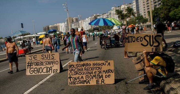 Sem PT e PSOL, atos pelo Brasil pedem impeachment de Bolsonaro