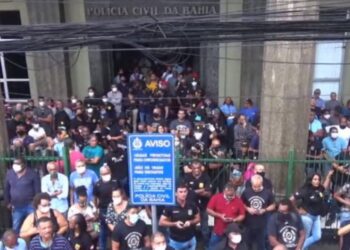 Policiais Civis da Bahia anunciam paralisação geral de três dias a partir de 25 de março
