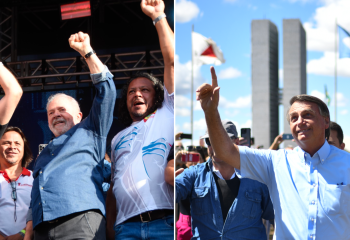 1º de Maio é marcado por atos pró-Lula e pró-Bolsonaro