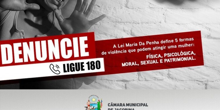 Após vereador agredir servidora, Câmara de Jacobina divulga campanha de combate à violência contra mulher
