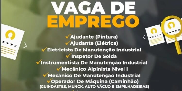 Madre de Deus: SineBahia, oferece vagas de emprego para esta quarta-feira