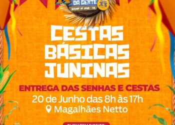 Madre de Deus: Prefeitura irá distribuir Cestas Básicas, no arraiá da gente, na próxima segunda