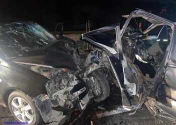 Duas pessoas morrem em grave acidente na BR 324