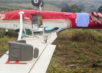 Bahia: Avião cai na zona rural da cidade de Ruy Barbosa