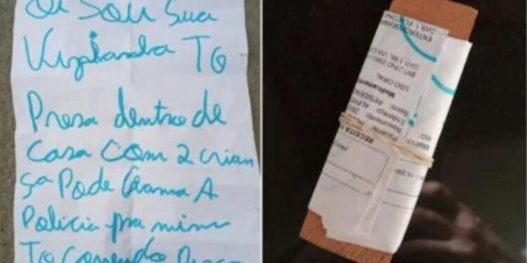 Mulher é resgatada de cárcere privado após jogar bilhete em quintal de vizinha