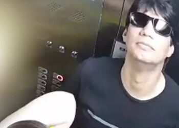 Câmeras de segurança flagram vítima de feminicídio com suspeito momentos antes do crime