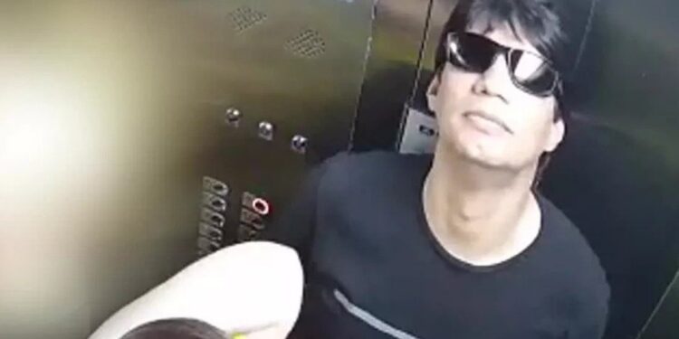 Câmeras de segurança flagram vítima de feminicídio com suspeito momentos antes do crime