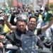 Com Roma na garupa, Bolsonaro participa de motociata em Juazeiro