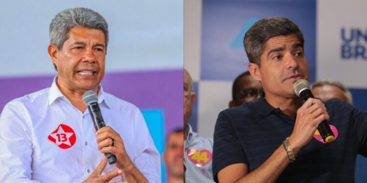 Jerônimo Rodrigues e ACM Neto se enfrentam em 2º turno