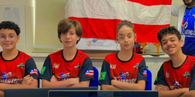 Estudantes baianos são premiados nas Olímpiadas de Robótica após programarem robôs para resgate de vítimas em desastres