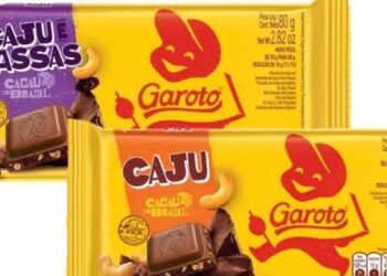 Anvisa proíbe venda de dois lotes de chocolates em tablete da marca Garoto