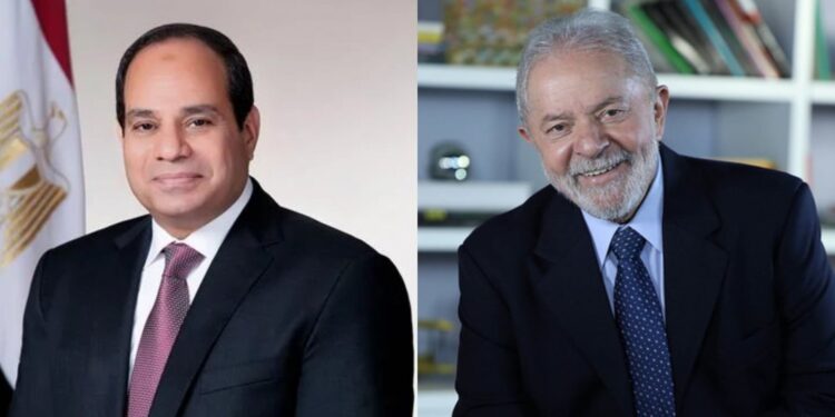 Presidente do Egito convida Lula para participar de cúpula de mudanças climáticas da ONU
