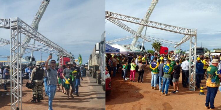 Bahia: Polícia Civil impede montagem de estrutura para receber manifestantes bolsonaristas