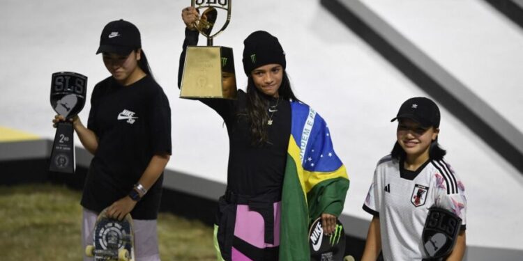 Rayssa Leal é campeã mundial de Skate Street, no Rio