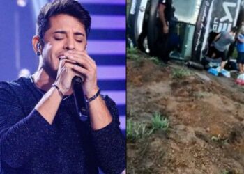 Acidente com ônibus do cantor Kevi Jonny na BR- 242