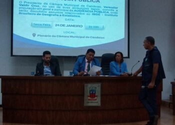 Candeias: Câmara municipal realiza audiência pública para discutir, dados divulgados pelo IBGE