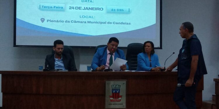 Candeias: Câmara municipal realiza audiência pública para discutir, dados divulgados pelo IBGE