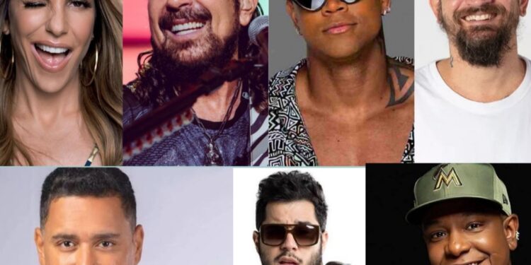 Confira os dias que vão sair os principais artistas do Carnaval de Salvador