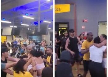 Salvador: Duas mulheres brigam em academia e uma delas quase arranca pedaço do rosto da outra com mordida