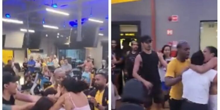 Salvador: Duas mulheres brigam em academia e uma delas quase arranca pedaço do rosto da outra com mordida