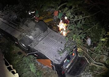Ônibus com time de futebol cai de ponte e deixa 4 mortos e 29 feridos na BR-116