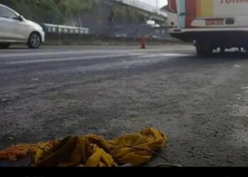 Pai e filha morrem em acidente de moto na BR 324, quando a levava para o trabalho