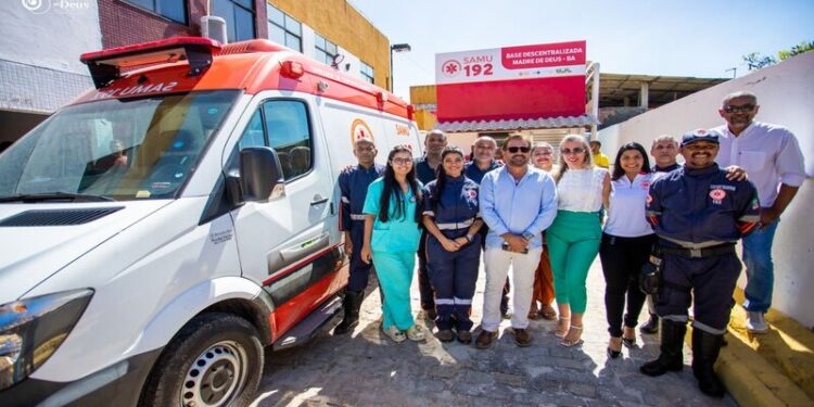 Madre de Deus: Prefeito Dailton Filho entrega nova base do SAMU