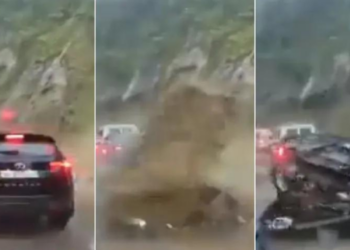 Rochas despencam e atingem carros, em rodovia e deixa mortos e feridos