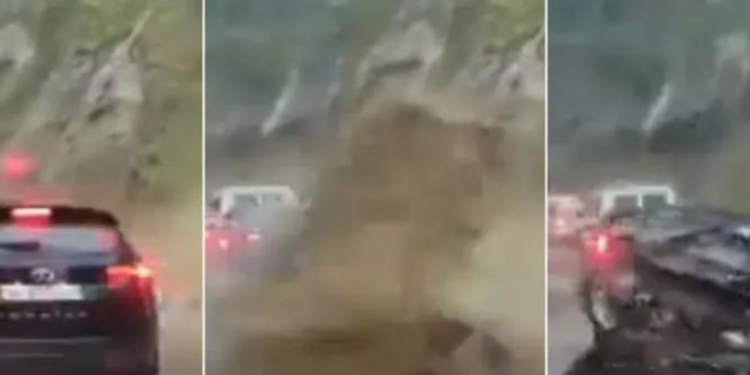 Rochas despencam e atingem carros, em rodovia e deixa mortos e feridos