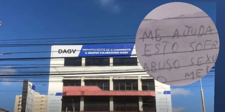 Menina envia bilhete e pede ajuda de colega em escola: ‘SOS, meu pai me abusa’