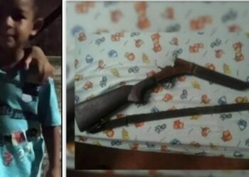 Criança de 4 anos morre após ser atingido por tiro de espingarda disparado, pela irmã na Bahia