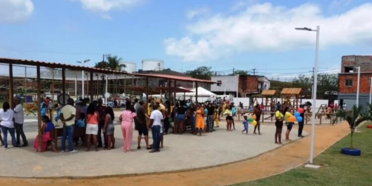 Transpetro inaugura espaço de lazer e esporte para a comunidade do Caipe, distrito de São Francisco do Conde