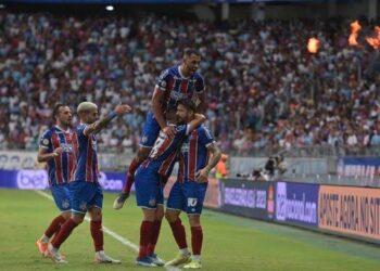 Bahia vence o Fluminense na Fonte Nova