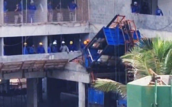 Salvador: Dois trabalhadores morrem e um fica ferido após elevador de obra despencar