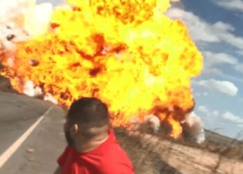 Explosão de caminhão-tanque deixa seis pessoas gravemente feridas 