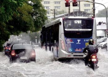 Chuva provoca alagamentos, quedas de árvores e deixa mais de 66 mil casas sem luz na Grande SP