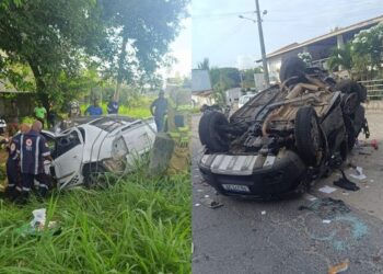 Bebê morre e seis pessoas ficam feridas após batida entre carros no sul da Bahia