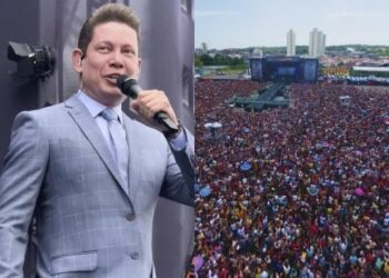 Bispo Bruno Leonardo leva 100 mil fiés ao Parque de Exposições