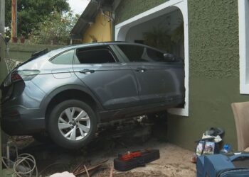 Enxurrada derruba muro de prédio, arvorés arrasta carros e destrói portão de casa  na Zona Oeste de SP