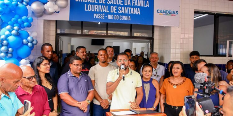 Candeias: Novo prédio de Unidade de Saúde é entregue à população do Rio do Cunha/Passé