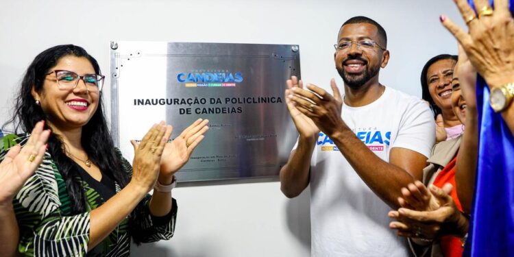 Candeias: Prefeitura inaugura Policlínica e anuncia informatização com sistema de saúde.